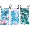 thumbnail image 1 of MasteelfCA 3pcs Portable Refreshing Glasses Bag Storage Bag (Assorted Color), 1 of 8
