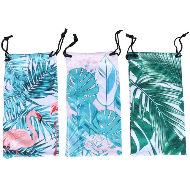 MasteelfCA 3pcs Portable Refreshing Glasses Bag Storage Bag (Assorted Color)