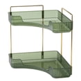 thumbnail image 2 of Perfume 2-Tier Corner Bathroom Counter Organizer, Countertop Perfume Tray And Vanity Organizer,Corner Makeup Storage, Organizer Countertop For Dresser，Spice Rack, 2 of 5