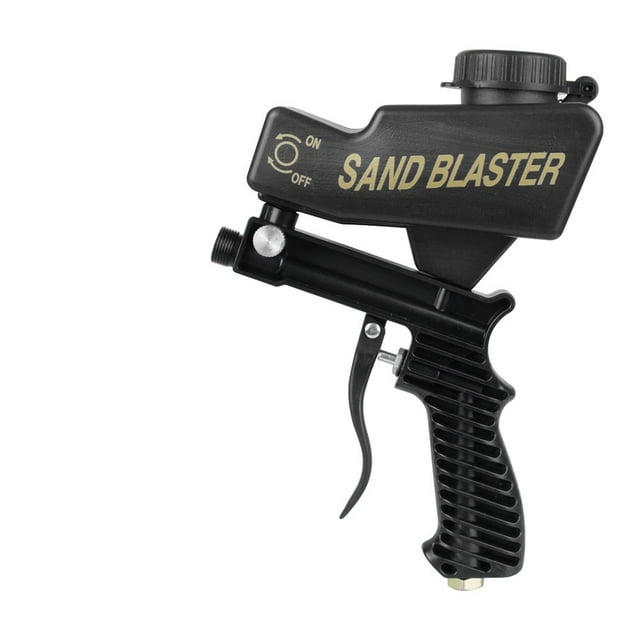 Machine de Sablage Réglable Pistolet de Sablage Pneumatique Ensemble de Sablage Dispositif de Sablage Antirouille Pistolet de Sablage Pneumatique Ensemble, Facile à Utiliser