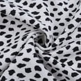 thumbnail image 4 of B91xZ Femmes Plus Size Robe Plissée Manches Courtes Robe Robe Bouton vers le Bas Wrap V Cou Casual Travail Robes Fluides, Blanc L, 4 of 5