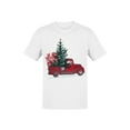 thumbnail image 2 of Red Truck With Christmas Tree T-Shirt Men, 2 of 3