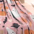 thumbnail image 3 of Pastel Halloween Pattern Blanket,Comfortable Soft Flannel Throw Blanket,All Season,Warm Lightweight Blankets for Sofa Bed Couch Living Room Chair,40"x50", 3 of 4