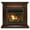 Walnut, variant on Duluth Forge Dual Fuel Ventless Gas Fireplace With Mantel - 32,000 BTU, Remote Control, Apple Spice Finish - Model# DFS-400R-2AS
