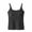 Black, variant on Seamless Cami Tops for Women Square Neck Built-in Bra Tank Top Everyday Comfort Camisole for Summer M
