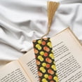 thumbnail image 6 of Kdxio Orange Lemon Print Metal Tassel Bookmarks,Perfect Gift for Art Lovers and Bookworms Metal Bookmarks for Women, 6 of 8