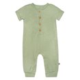 thumbnail image 2 of Modern Moments by Gerber Gender Neutral Short Sleeve Henley Romper, Sizes 0/3 Months - 24 Months, 2 of 9