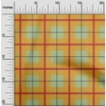 thumbnail image 1 of oneOone Polyester Lycra Light Green Fabric Madras Check Sewing Fabric By The Yard Printed Diy Clothing Sewing Supplies 56 Inch Wide, 1 of 4