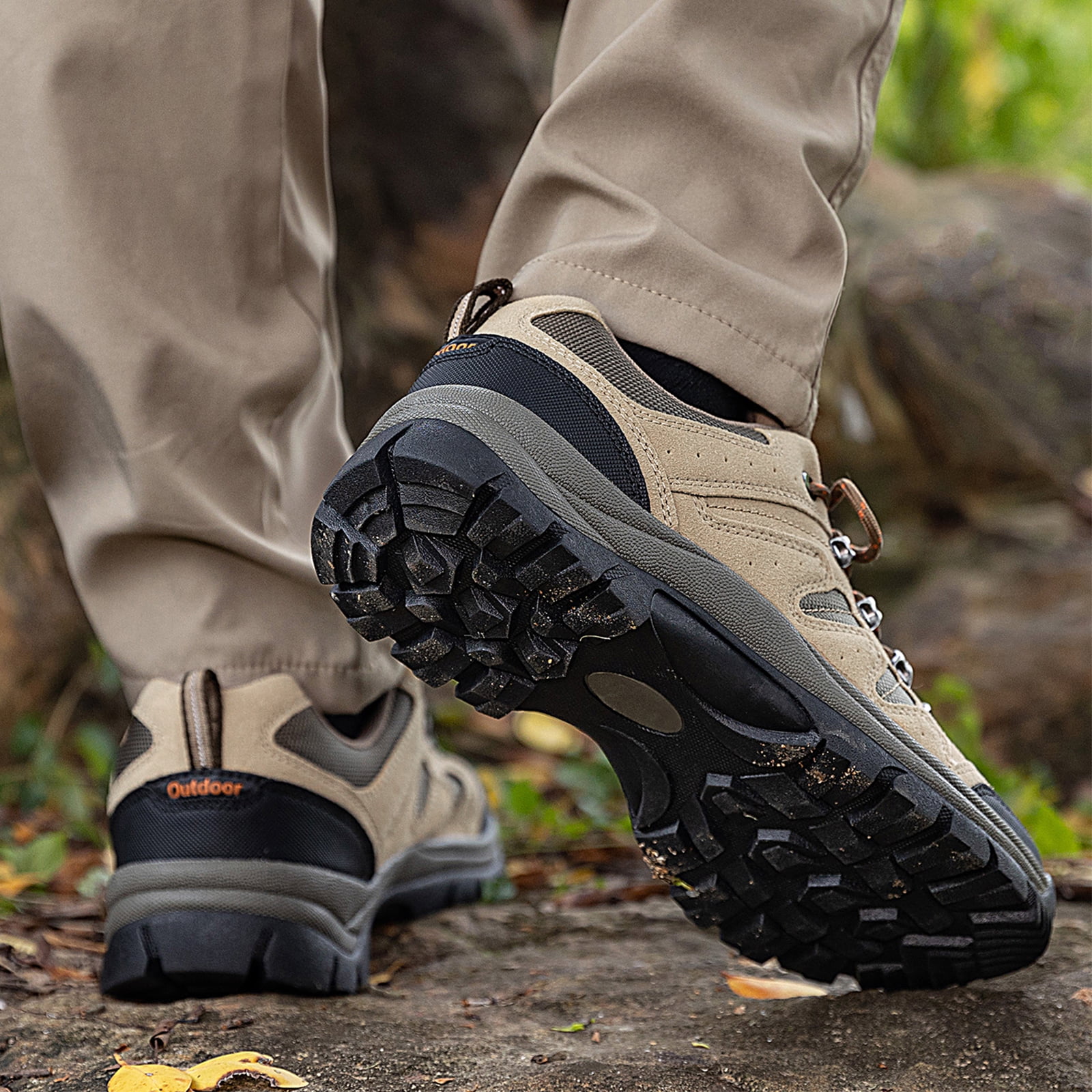 CC-Los Men's Hiking Shoes Lightweight Comfortable Working Sneakers for Men7-13