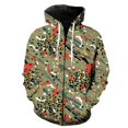 thumbnail image 1 of Sudadera con capucha de manga larga para hombre, estilo Harajuku, con estampado de leopardo en 3D y cremallera, estilo urbano, 1 of 6