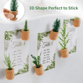 thumbnail image 6 of Plant Fridge Magnets, 7Pcs Mini Succulent Magnets, Artificial Plants Refrigerator Magnets, Cute Potted Succulent Plants Magnet Stickers for Magnet Boards, Fridge, Home, Office Décor, 6 of 8