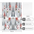 thumbnail image 2 of 4 Pcs Funny Kitchen Towels,Gray Christmas Gnome Village Pattern Microfiber Dish Towels,Kitchen Tea Towels,Kitchen Towel Set (18" X 26"), 2 of 7
