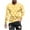 Yellow, variant on ZCFZJW Mens Fashion T-Shirts Polka Dot Print Fall Long Sleeve Crewneck Sweatshirts Loose Regular Fit Casual Graphic Athletic Tees Tops Black XXL