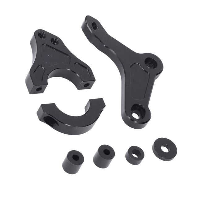 Motorcycle Steering Damper Stabilizer Bracket, Lightweight Adjustable Aluminum Alloy for XMAX300 2017-2014, Improved Directional Stability with Installation Accessories