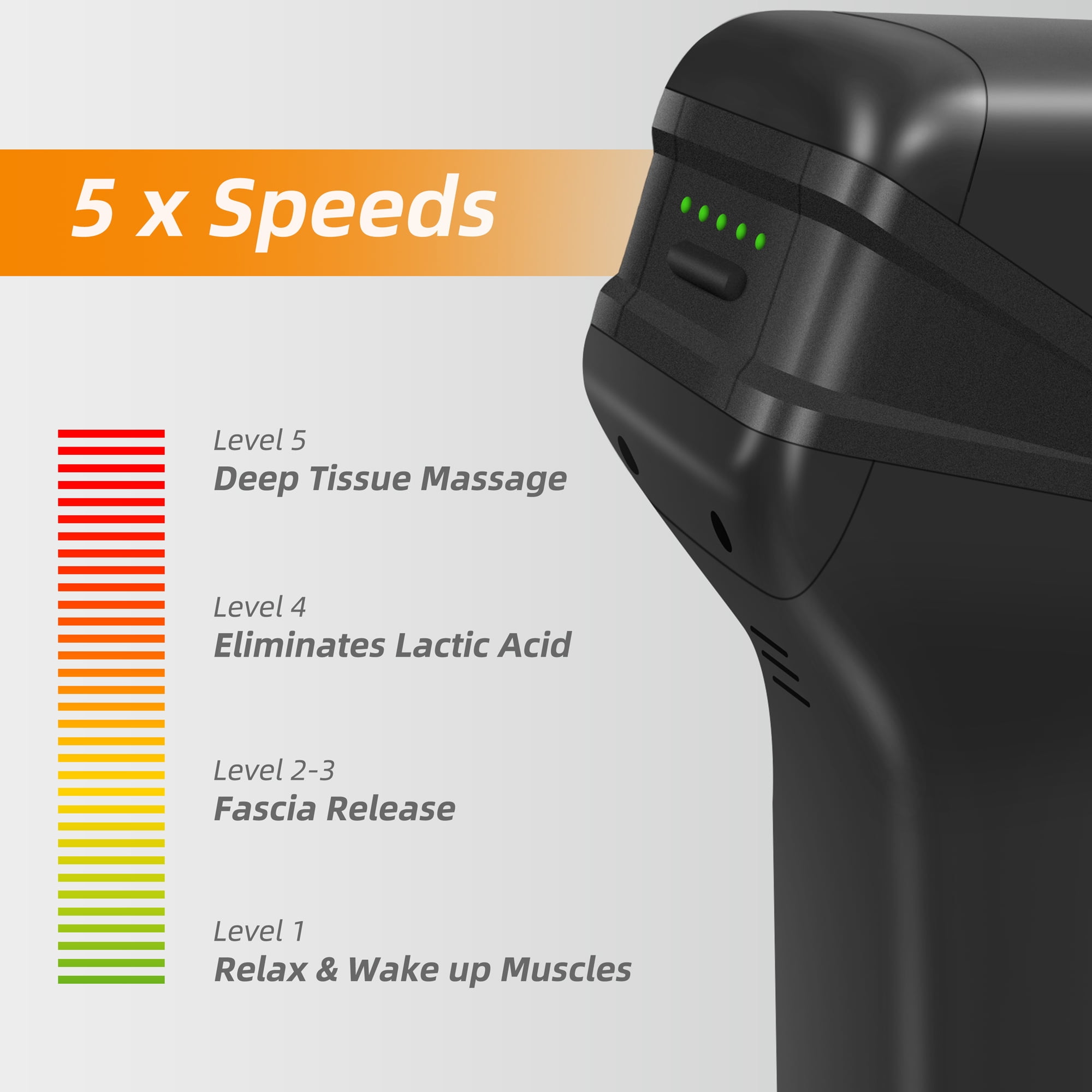Cordless Massage Gun with Deep Tissue, Snailax Massage Gun for Athletes for Pain Relief, Christmas Gifts