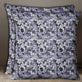 thumbnail image 2 of S4Sassy Lavendet Cotton Poplin Square Mosaic Print Cushion Cover Pillow Case Throw 2 Pcs-14 x 14 Inches, 2 of 5