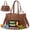 Brown, variant on LOVEVOOK Lunch Bag for Women, Leather Work Laptop Tote Bag with Insulated Lunch Compartment, 15.6 Inch 2 in 1 Lunch Tote for Business, Teacher, Nurse, Office, College, Casual