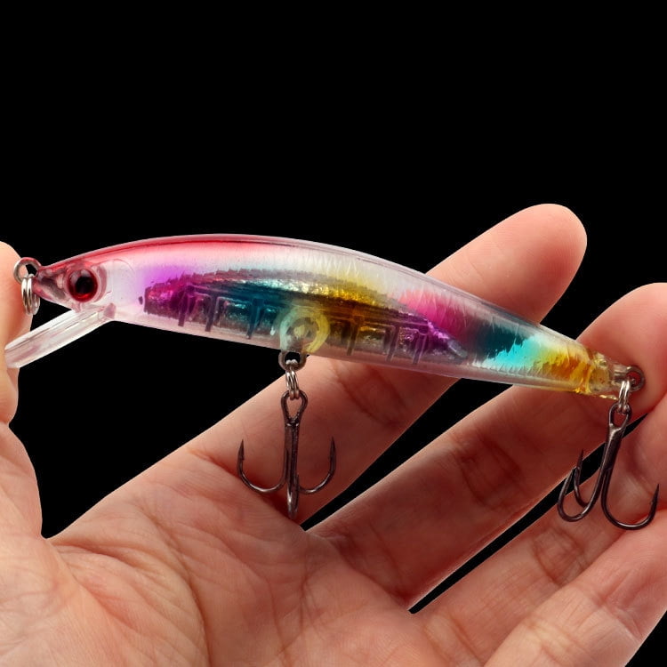 2PC Fishing Lures Jigs with Hook Minnow 28.9g Sea Fake Bait Plastic Sinking with Steel Beads Lure