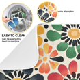 thumbnail image 3 of Yayeee Dish Drying Mat for Kitchen Counter Ultra Absorbent Easy Clean Pad 18x16", Dark Floral, 3 of 7