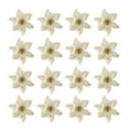 thumbnail image 1 of Flor de Navidad 16PCS Simulación de Navidad del polvo del oro del árbol de navidad colgante Garland bricolaje Accesorios de flores artificiales (de oro), 1 of 7