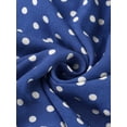 thumbnail image 4 of INSPIRE CHIC Robe Midi à Pois pour Femme à Bretelles Spaghetti Smockée, 4 of 5