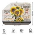 thumbnail image 2 of Sunflower Dish Drying Mat for Countertops, 18x24 Inch Foldable Microfiber Pad, Absorbent Rack Drainer Floral Print, 2 of 5