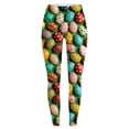 thumbnail image 3 of Shadoumai Womens Easter Day Egg Leggings High Waist Tummy Control 2026 Festival Stretchy Tights Yoga Pants for Women, 3 of 4