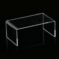 thumbnail image 3 of KAKOWELY 3PCS Acrylic Display Shoe Risers Clear Retail Display Stand U Shaped Shelf Showcase Rack for Toy Bag Cosmetic (M),7.87X"X3.15"X2.36", 3 of 5