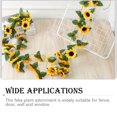 thumbnail image 4 of Advancent Accesorio de vid de girasol falso, adornos de habitación para interiores y exteriores, diseño de escena, accesorios de decoración de plantas Decoración Advancent HA065848-00, 4 of 6