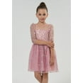 thumbnail image 6 of 2Bunnies Girls Sparkle Sequin Beaded Tulle Flower Girl Party Dress, 6 of 7