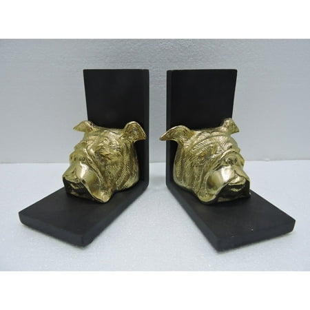 Bulldogs Furniture - CDI International Furniture Aluminum Bulldog Bookends