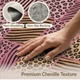 thumbnail image 6 of ODIKA Pink Print Cheetah Geometric Blocks Mixed Zebra Tiger Leopard for Small Living Room, Playroom, Bedroom, Easy Care Kids Safe, 6 of 7