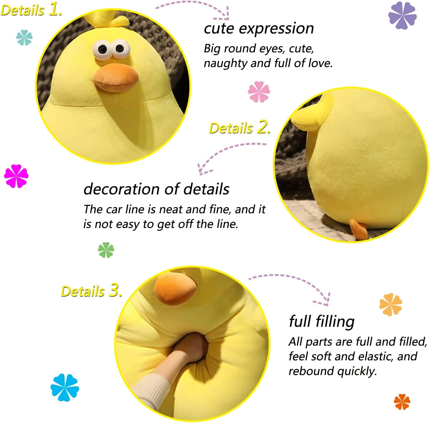 Round stuffed animals with big eyes hotsell