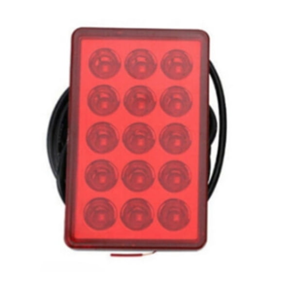 Yuarrent ABS Premium para una amplia compatibilidad Tercera luz de freno trasera intermitente estroboscópica fácil de instalar Ciclismo Rojo