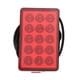 thumbnail image 1 of Yuarrent Fácil de instalar y operar, alerón difusor trasero de coche, luces de freno LED, alto rendimiento Premium Ciclismo Rojo, 1 of 6