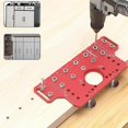 thumbnail image 4 of 2in1 Door Handle Shelf Pin Drilling Guide Jig Woodworking Hinge Drilling Locator Hinged Cabinet Door Hole Puncher Jig B, 4 of 5
