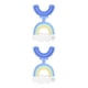 thumbnail image 1 of Ounissouiy Cepillo de para niños en forma de U, cepillo de de doble cara para bebés, utensilios de limpieza de lengua, viajes para niños y Type2 NO2, 1 of 6