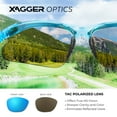 thumbnail image 5 of Xagger Youth Polarized Sports Sunglasses for Boys Girls Age 8-14 Kids Baseball Softball TR90 Frame Glasses, 5 of 6