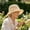Beige, variant on Women's Crochet Knit Cloche Bucket Hat Elegant Floral Pearl Embellished Fisherman Caps Party Church Wedding Sun Hat Watermelon Red