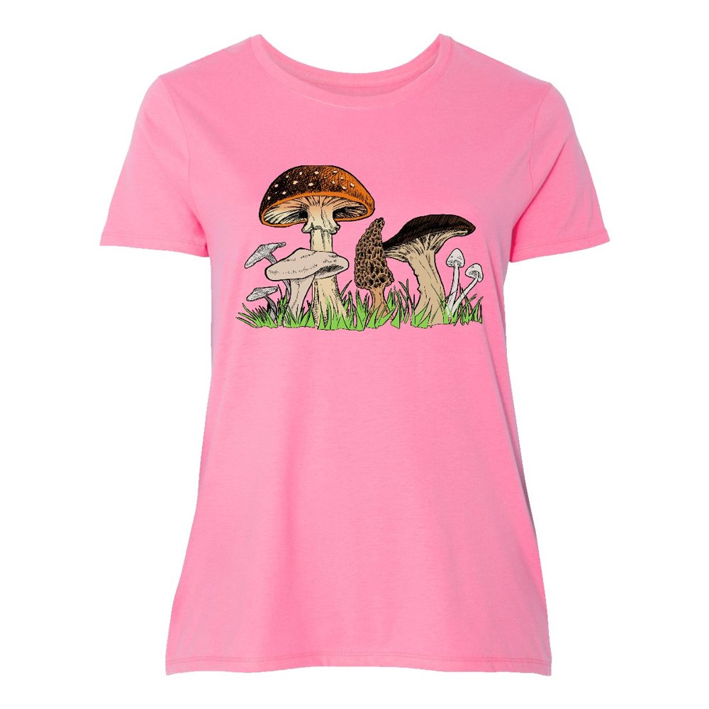 INKtastic Mushroom hunting for Morel mushroom Women's Plus Size T