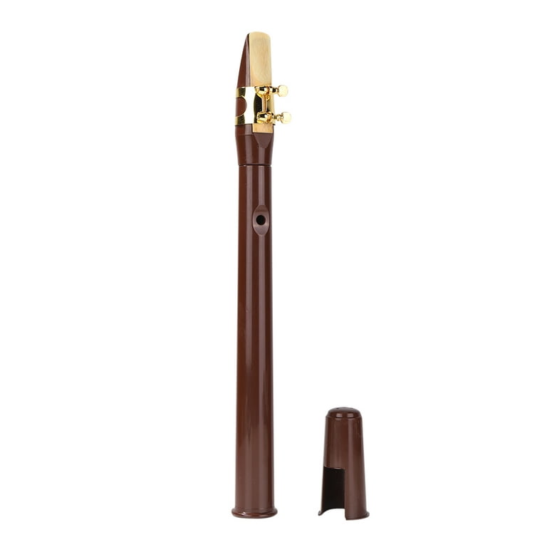 8-Hole Mini Pocket Saxophone Portable Sax with Carrying Bag Cleaning Cloth  Reed Woodwind Instrument Musical