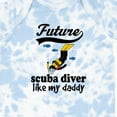 thumbnail image 4 of Inktastic Diving Future Scuba Diver Like Daddy Boys Baby Bodysuit, 4 of 5