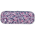 thumbnail image 1 of Bolsa de ganchillo de tela Oxford, aguja de palo largo, herramienta de costura, almacenamiento, accesorios para tejer, funda púrpura, 1 of 12