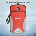 thumbnail image 4 of Adjustable Breathable Armband Phone Holder - Crossbody Pouch for Running/Gym (19x10cm Multi-Pocket Design), 4 of 7