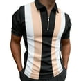 thumbnail image 1 of BOBOGOJP Polo de Golf pour Hommes Manches Courtes Performance Évacuant l'Humidité Polo pour Hommes (Noir,G), 1 of 5