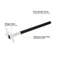 thumbnail image 4 of Unique Bargains Silicone Retractable Billiards Pool Cue Stick Bridge with Removable Plastic Bridge Head, White, 4 of 6