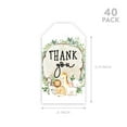 thumbnail image 5 of Koyal Wholesale Kids Party Favor Classic Thank You Tags with String, Safari Animals Birthday Gift Tags, For Favors Bags, 5 of 5