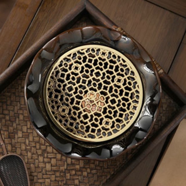 Ceramic Tea Warmer, Hollow Flame Fits Most Teapots Tea Light Teapot Warmer With Teapot Mat For Home