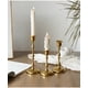 thumbnail image 5 of Candelabro dorado, base for velas domésticas, decoración suave, decoración for cenas a la luz de las velas, integración en el hogar, 5 of 6