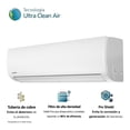 thumbnail image 2 of Minisplit Mabe On Off Frío-Calor 1 Tonelada (12000 BTU's) 110V MMT12HABWCATM1, 2 of 4